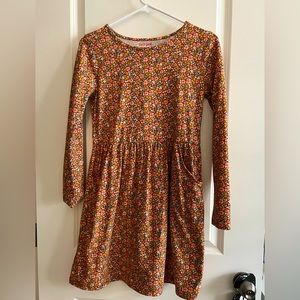 Target girls Cat & Jack long sleeve dress with pockets, floral print